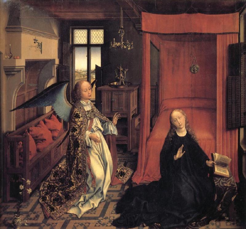 Roger Van Der Weyden The Annunciation Norge oil painting art